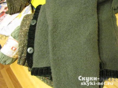 Модные муклуки из шерстяного свитера