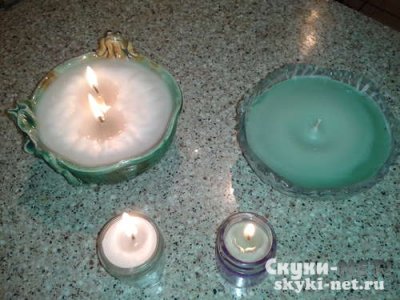 Делаем новые ароматические свечи из старых