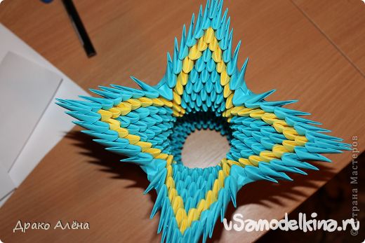 Модульное оригами - корзинка
