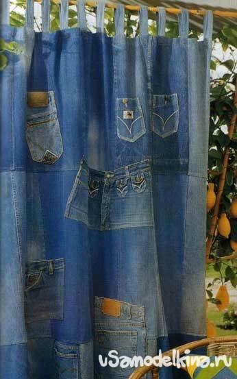 Поделки из джинсовой ткани