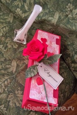 Розы из ткани на День Св. Валентина!