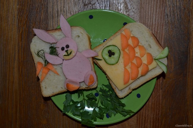 Бутерброды для детишек