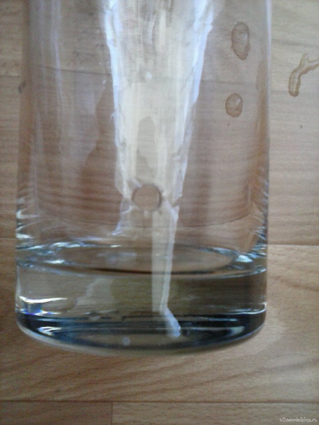Пузырьковая колонна из обычной вазы