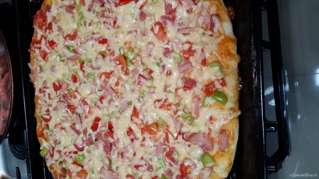 Домашняя пицца, которая готовится 10 минут!