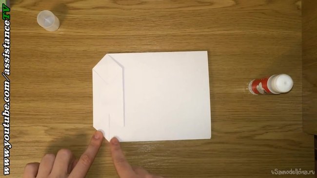 Подарочный пакет из бумаги – оригами