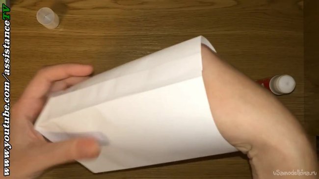 Подарочный пакет из бумаги – оригами