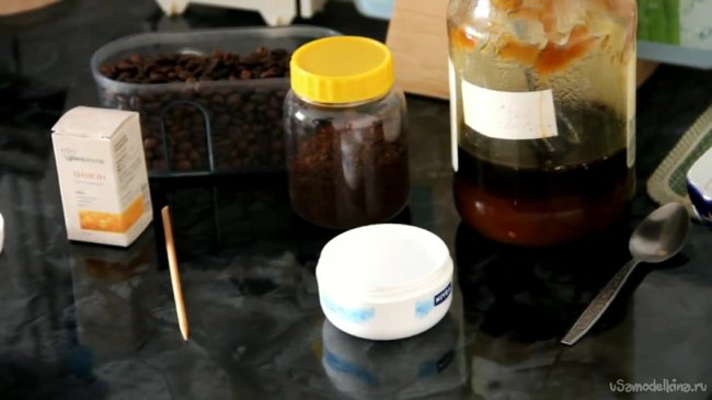 Кофейно-медовый скраб (антицеллюлитный)