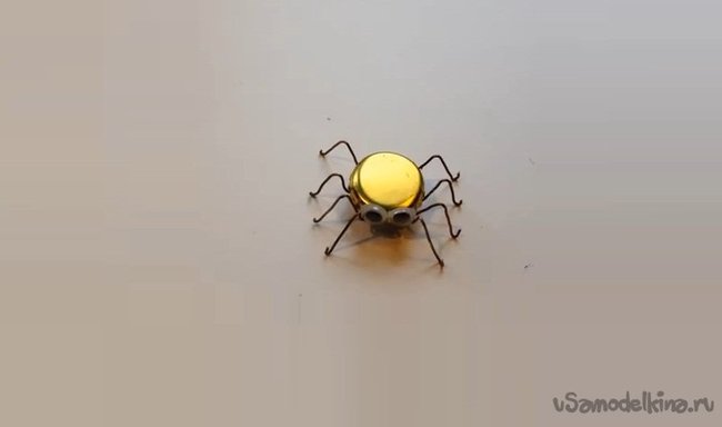 Как сделать паука из металла фото