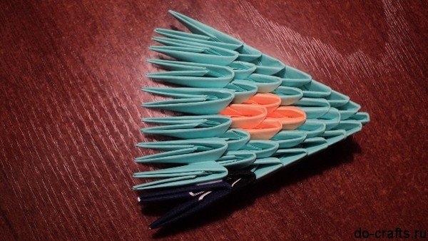 Как сделать бабочку из оригами модулей