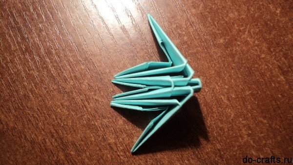 Как сделать бабочку из оригами модулей