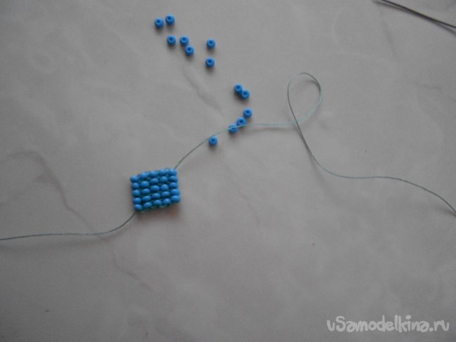 Плетение бисером в технике ручного ткачества
