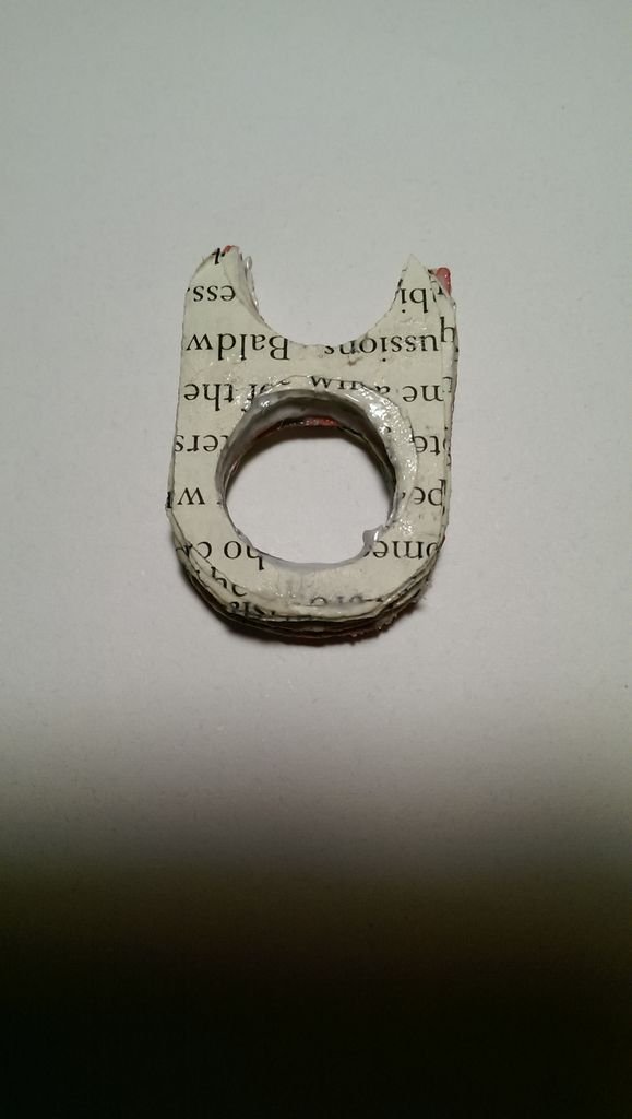 Бумажное кольцо своими руками