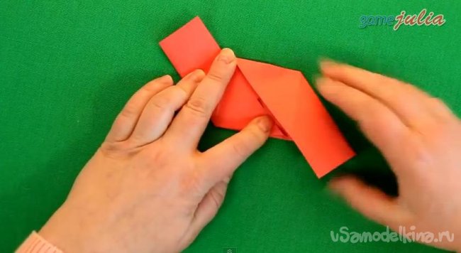 Оригами «Роза-куб»