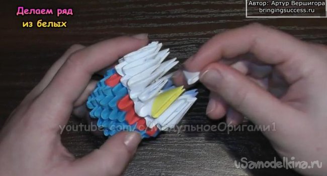 Модульное оригами «Hello Kitty»