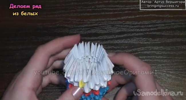 Модульное оригами «Hello Kitty»