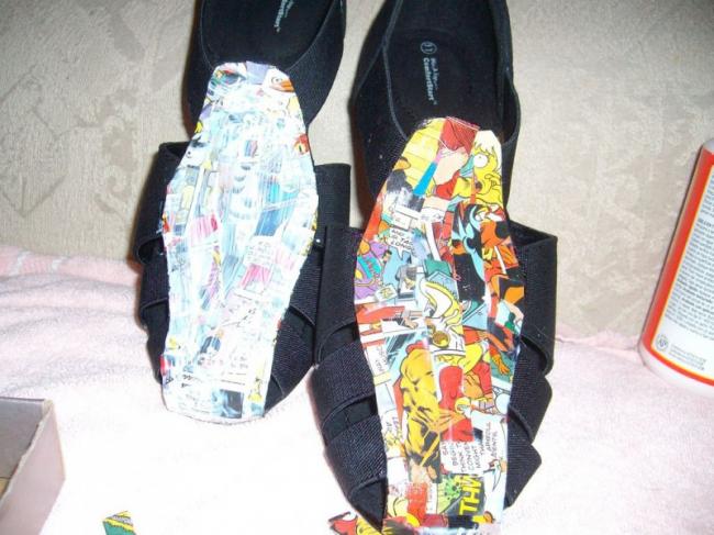 Необычные сандали своими руками