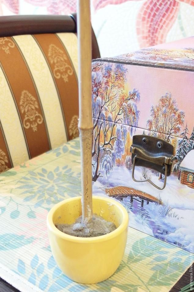 Красочное и необычное украшение для Вашего дома: топиарий «Яблочная фантазия»