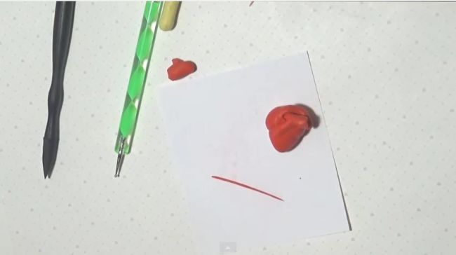 Кулон «Анатомическое сердце» из пластики