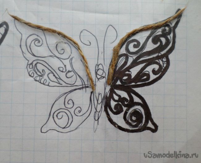 Оригинальные закладки с бабочками