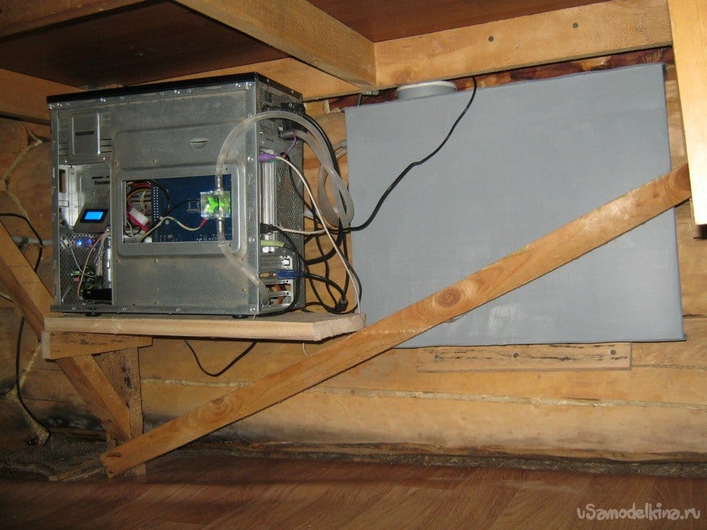 Домашний компьютер - доработка корпуса, простое и не дорогое водяное охлаждение