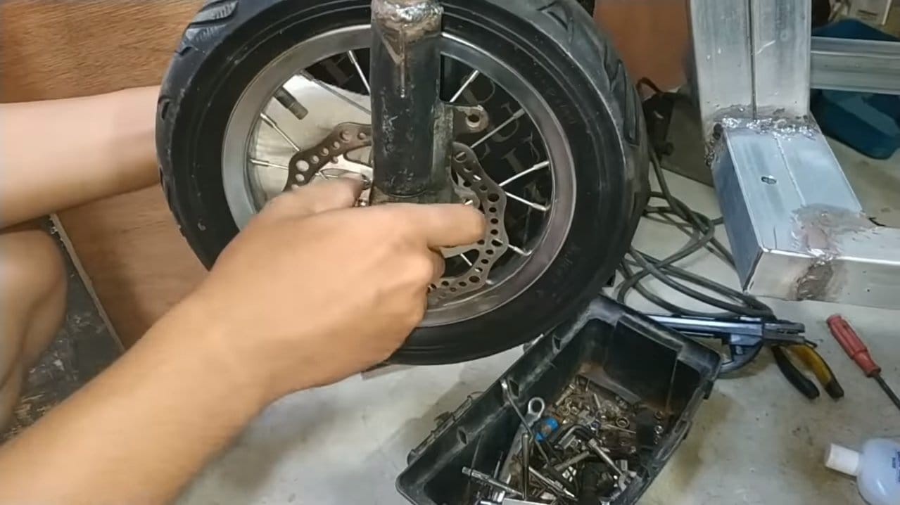 Электрический скутер с батареей на 72В