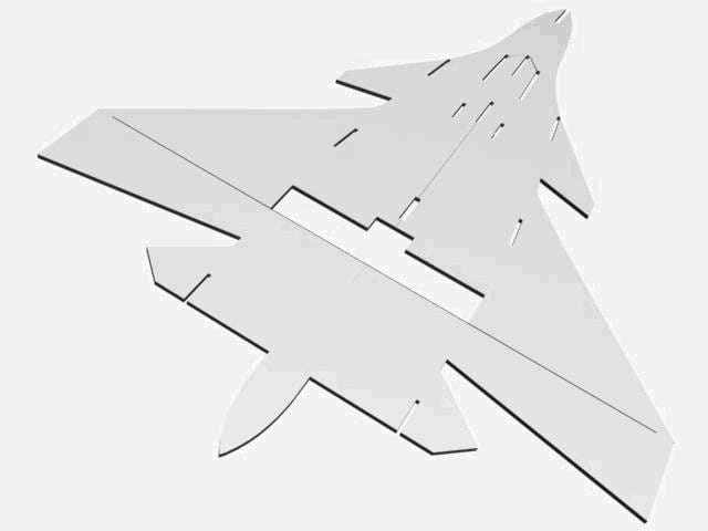 Строим модель самолёта Су-37