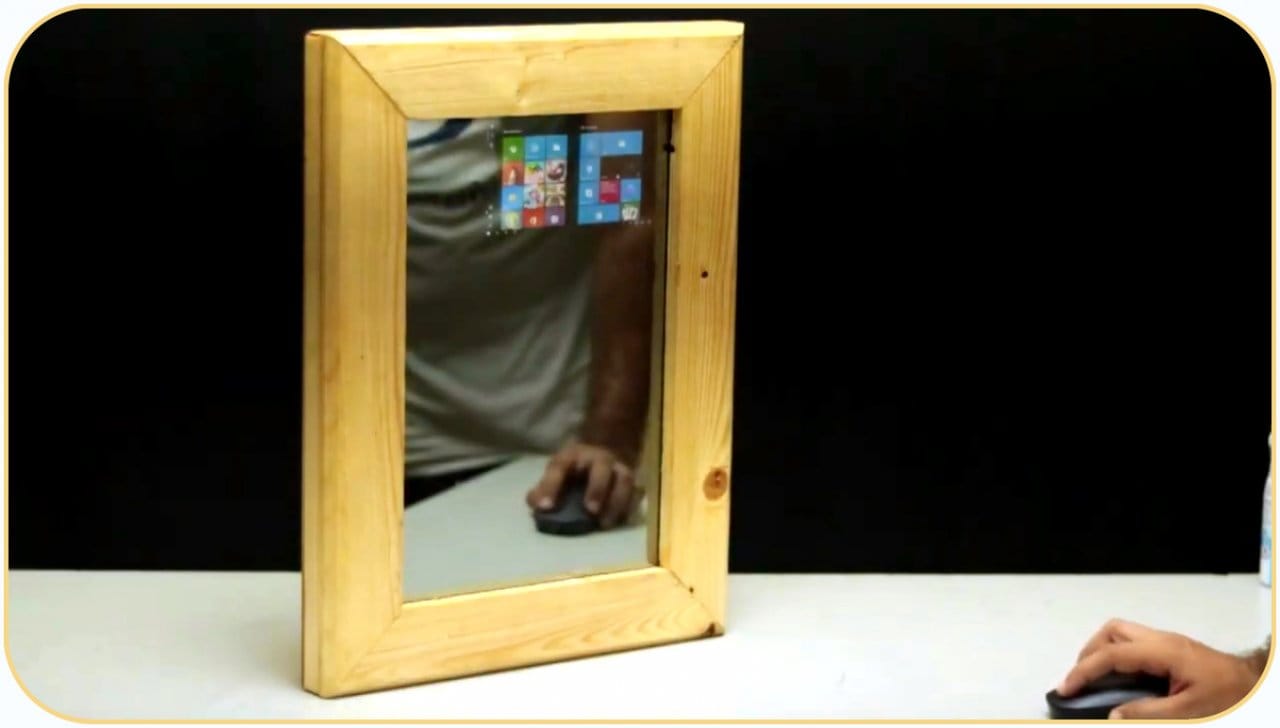 Умное зеркало с микрокомпьютером Raspberry Pi 4 своими руками