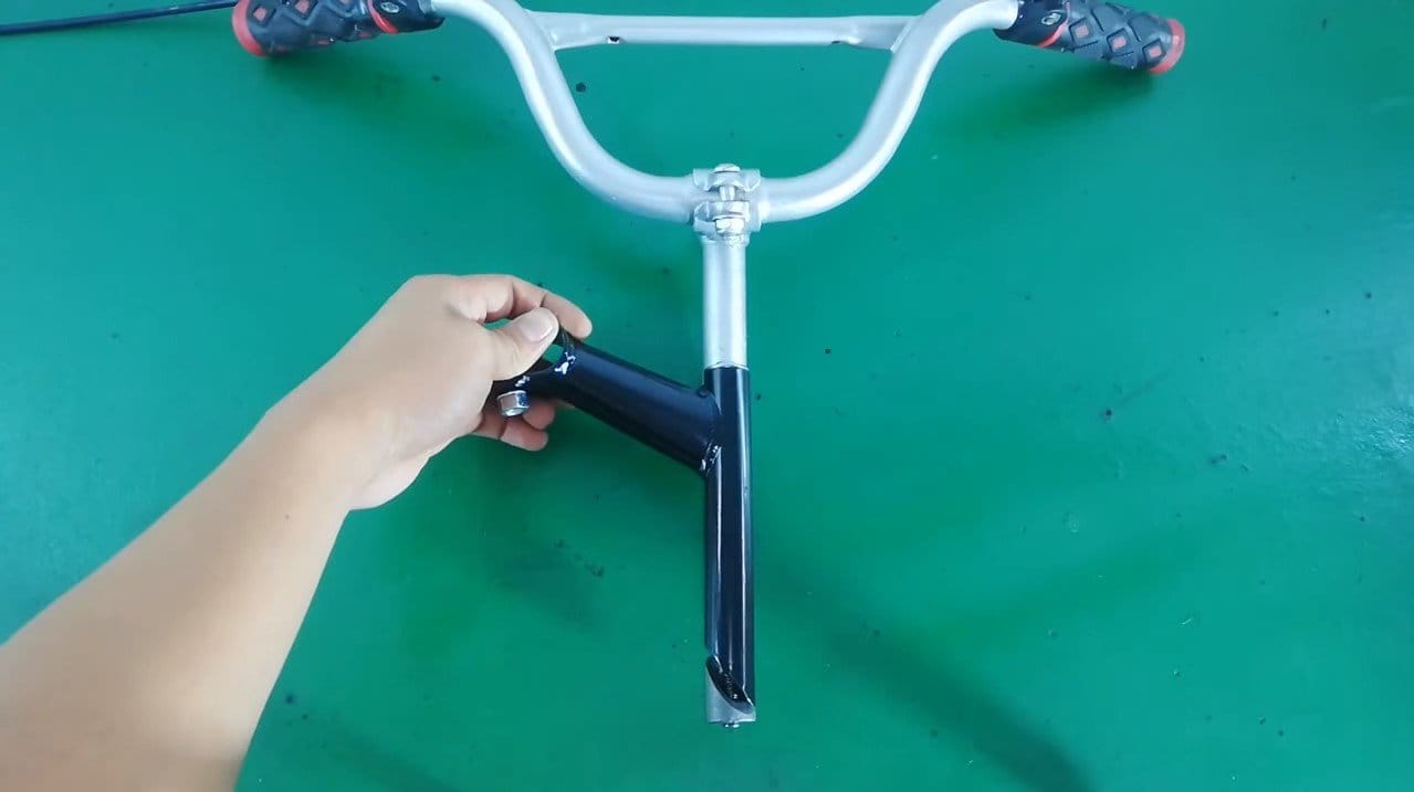 Переделка детского велосипеда в скутер с мотором 50cc