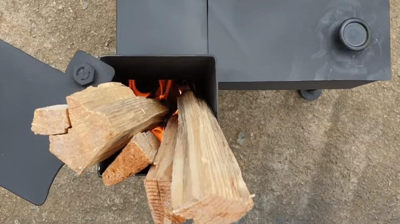 Двойная мини-печь с духовкой, варочной плоскостью и конфоркой
