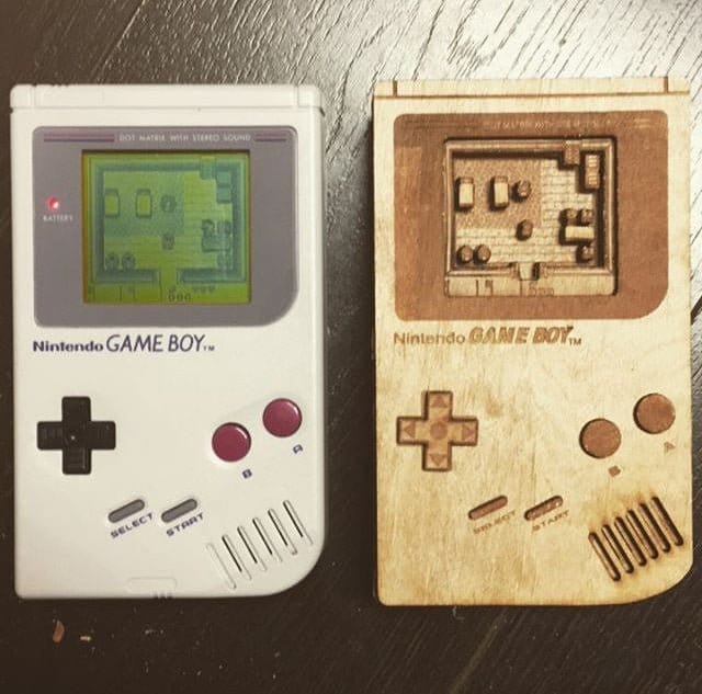 Фанерный Game Boy