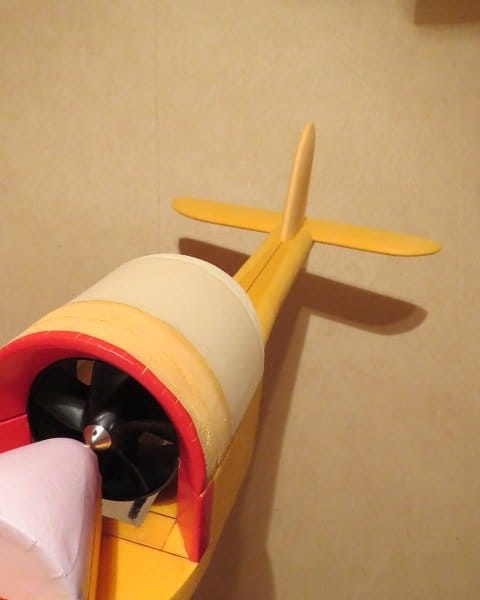 Авиамодель планер «Zephyrka» на импеллере