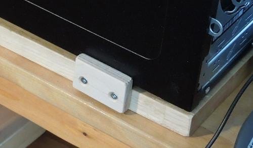 Компактная подставка для монитора и компьютерного системного блока