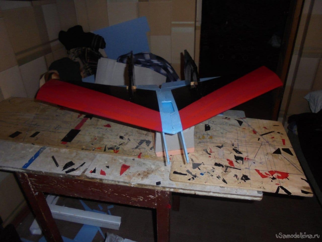 Авиамодель с ромбовидным крылом С-151 «Фотон»