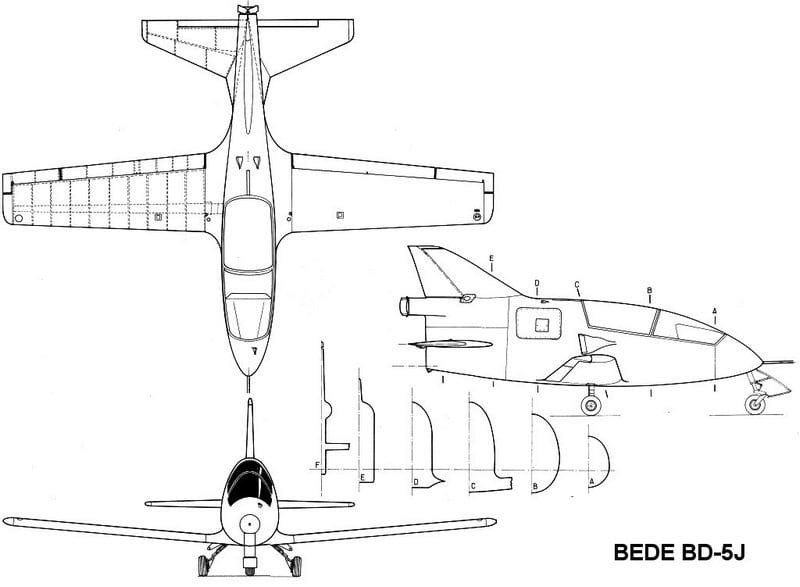 Авиамодель BD-5