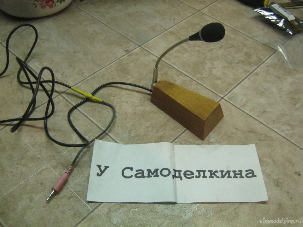 Самодельный компьютерный микрофон из радиохлама