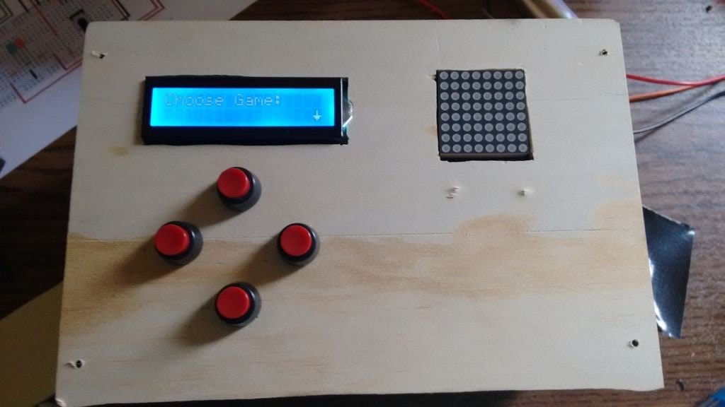 Двухдисплейная игровая консоль на Arduino