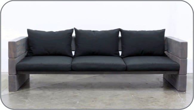 Простая уличная диван-кушетка своими руками