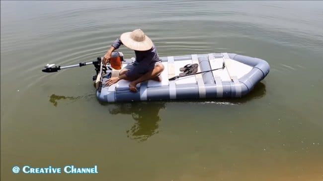 Как собрать лодку из ПВХ-труб