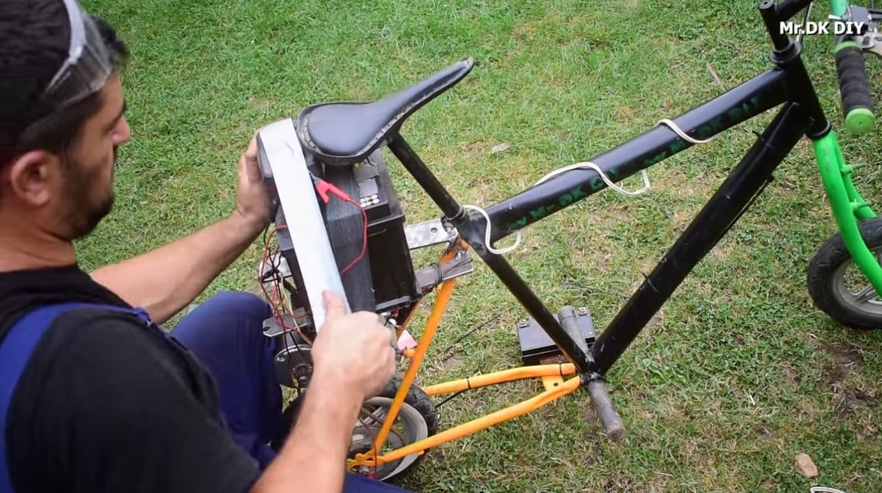 Переделка лыжного велосипеда в электровелосипед