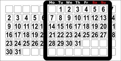 Электронный «вечный календарь» своими руками