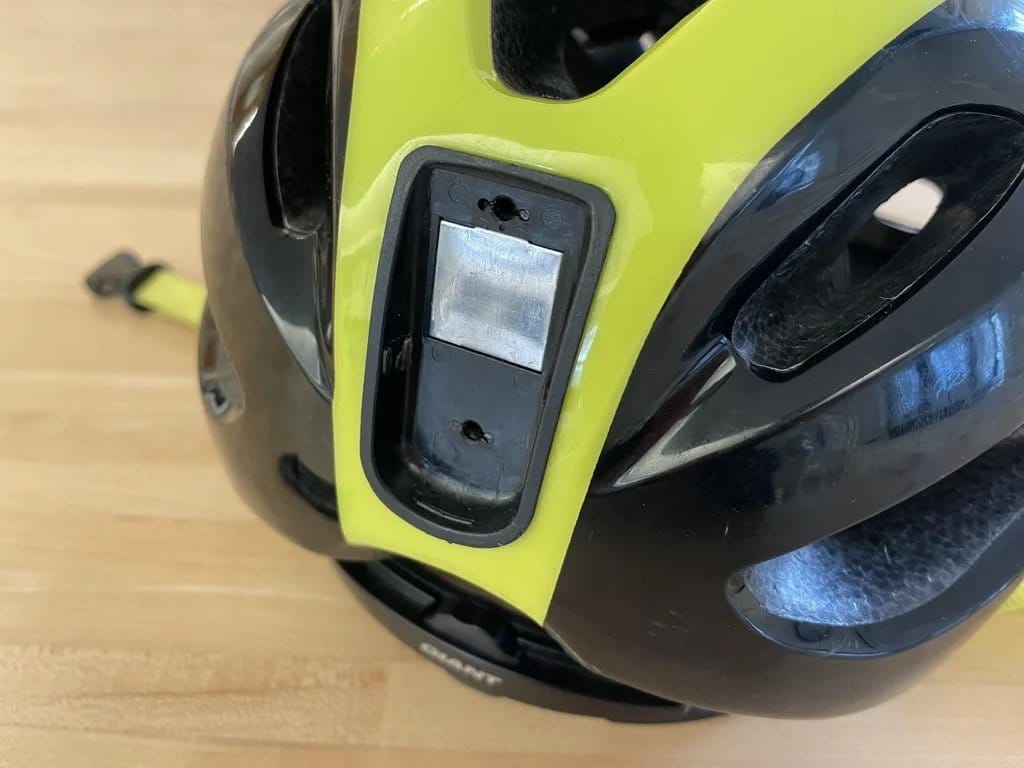 Габаритный фонарь для шлема велосипедиста