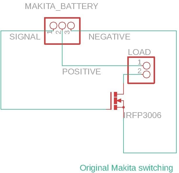 Адаптер питания для паяльника TS100 под аккумулятор Makita  + защита от разряда для аккумуляторов Makita
