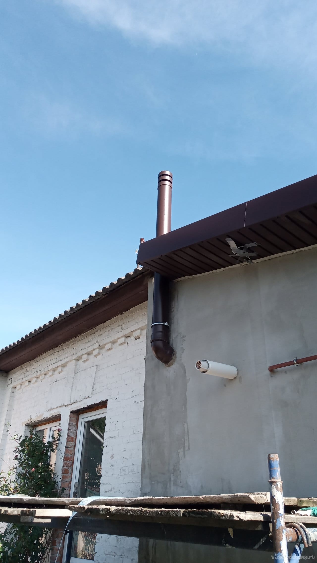 Вентиляция для частного дома из канализационных труб