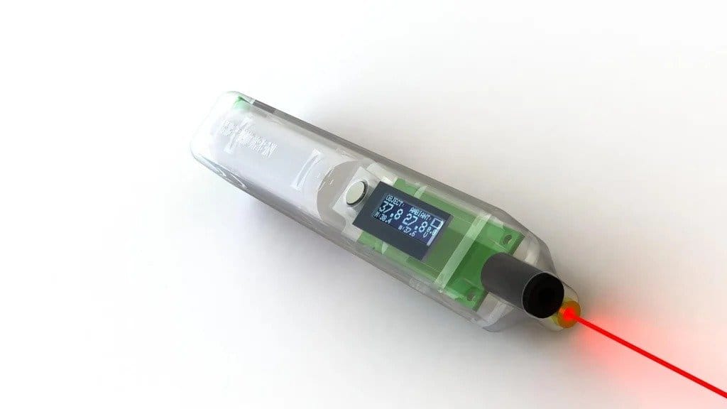 Термометр для измерения температуры электронных плат