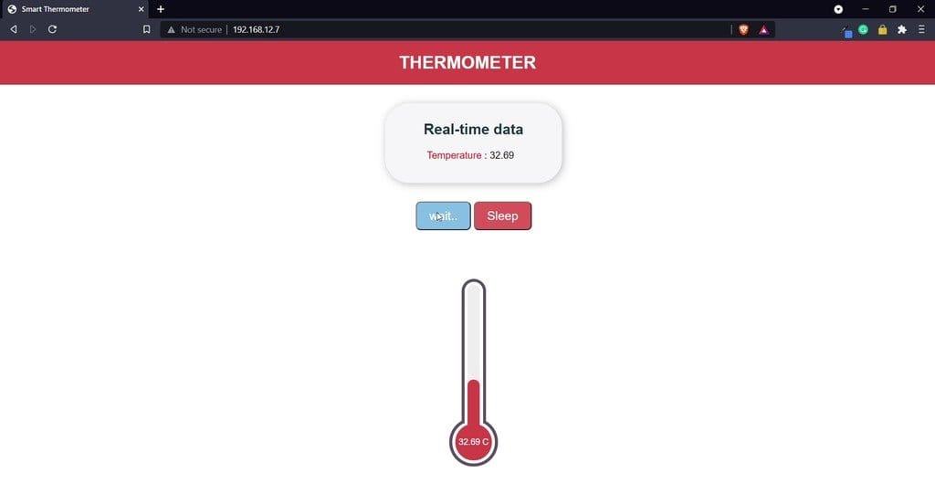 Электронный термометр с удаленной передачей данных