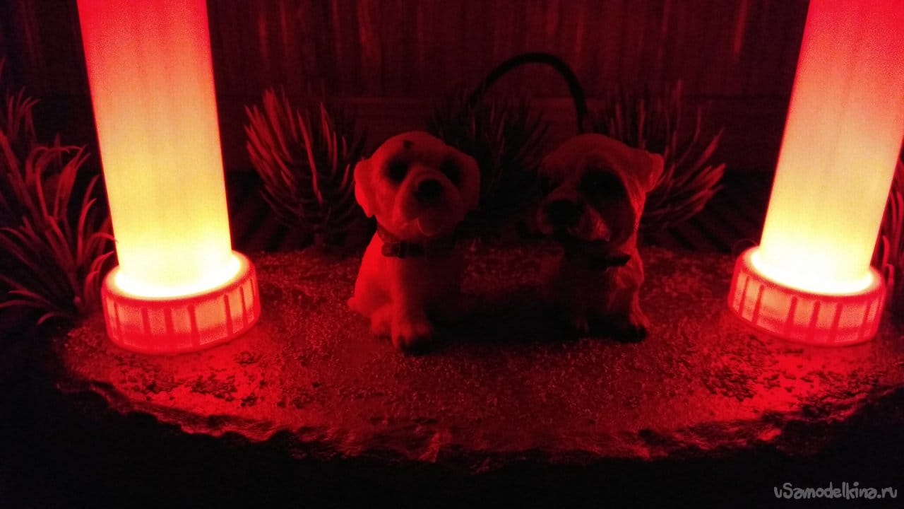 Светильник-ночник с собачками