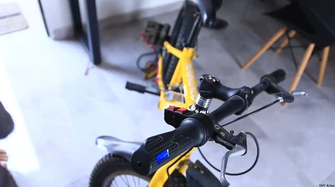 Электровелосипед с автомобильным генератором