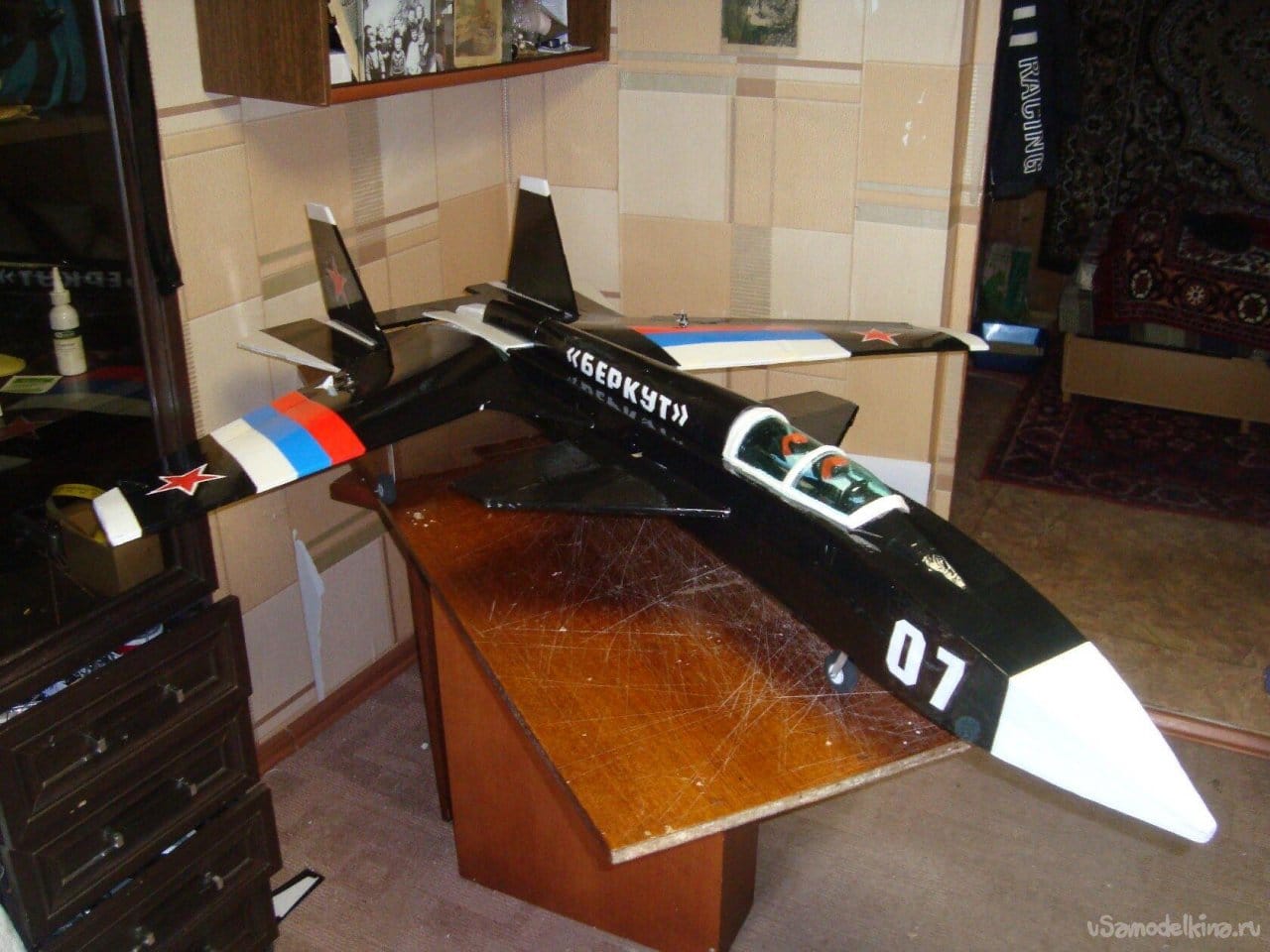 Экспериментальная авиамодель «Беркут» СВ – 180 с крылом обратной стреловидности