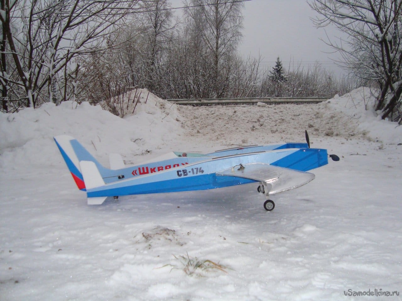 Экспериментальная авиамодель скоростного истребителя «Шквал» СВ – 174