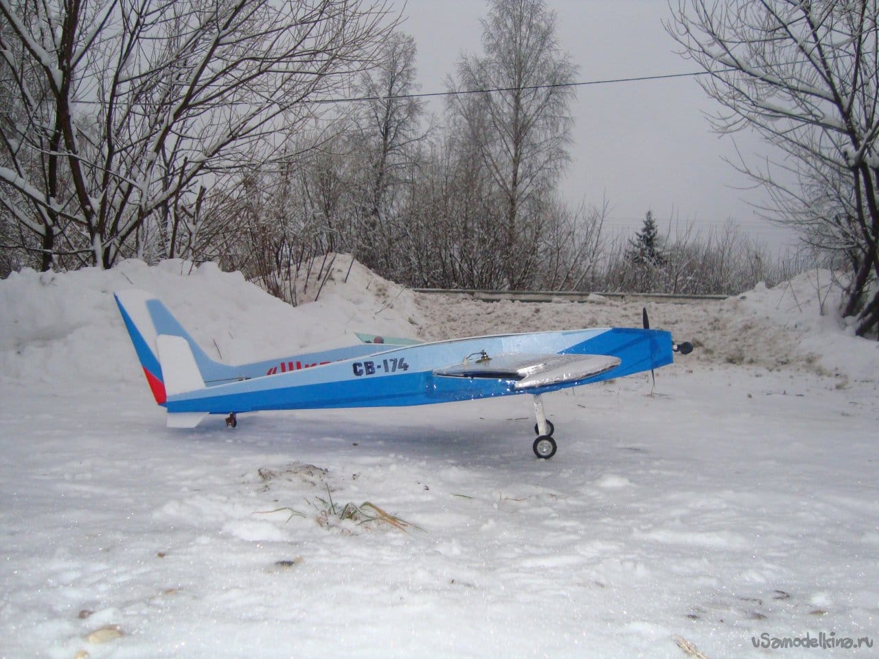 Экспериментальная авиамодель скоростного истребителя «Шквал» СВ – 174